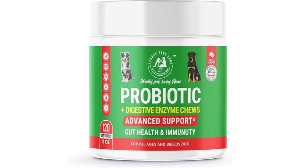 dog probiotic soft chews