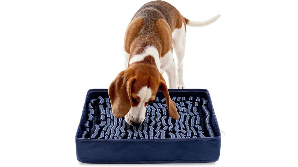 dog puzzle toy navy