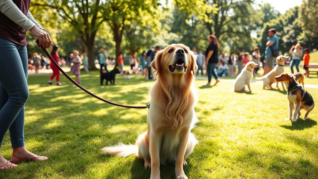 dog socialization in various settings