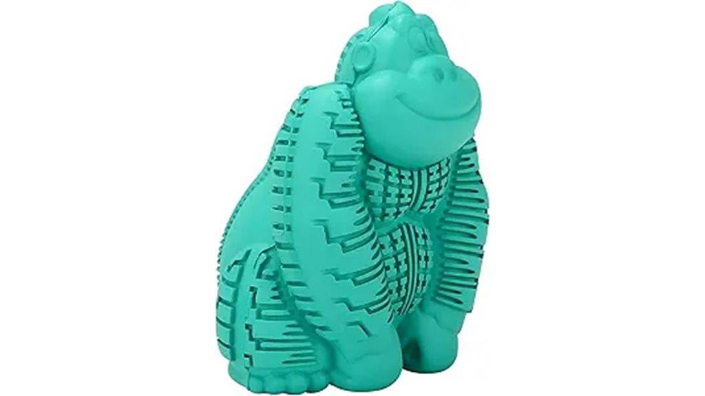 dog toy with gorilla design