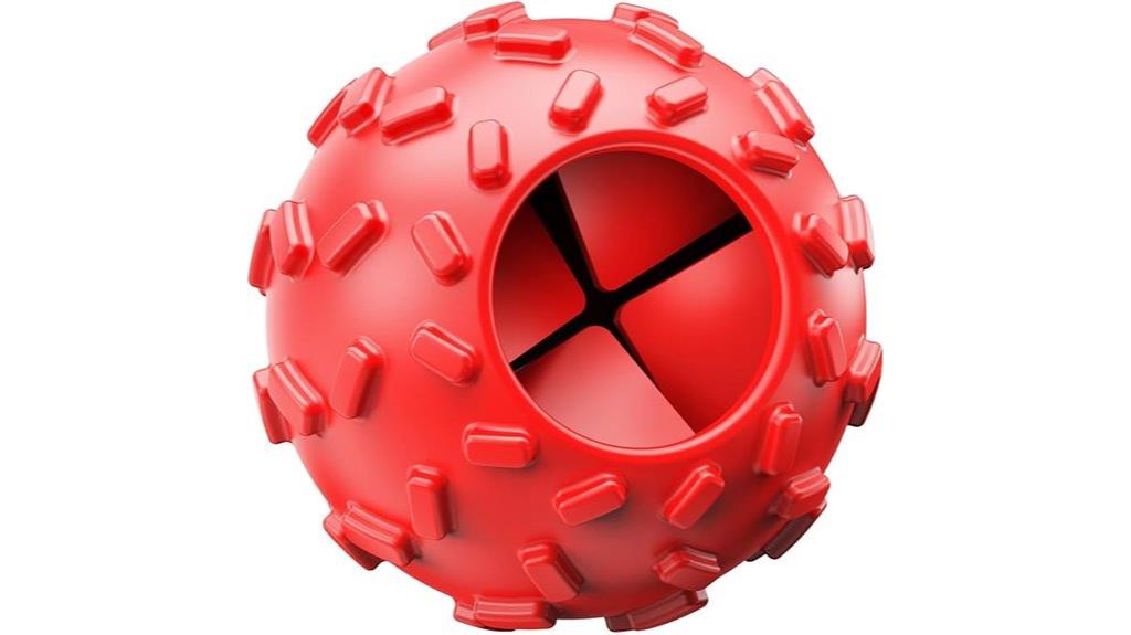 dog toy with treat dispenser