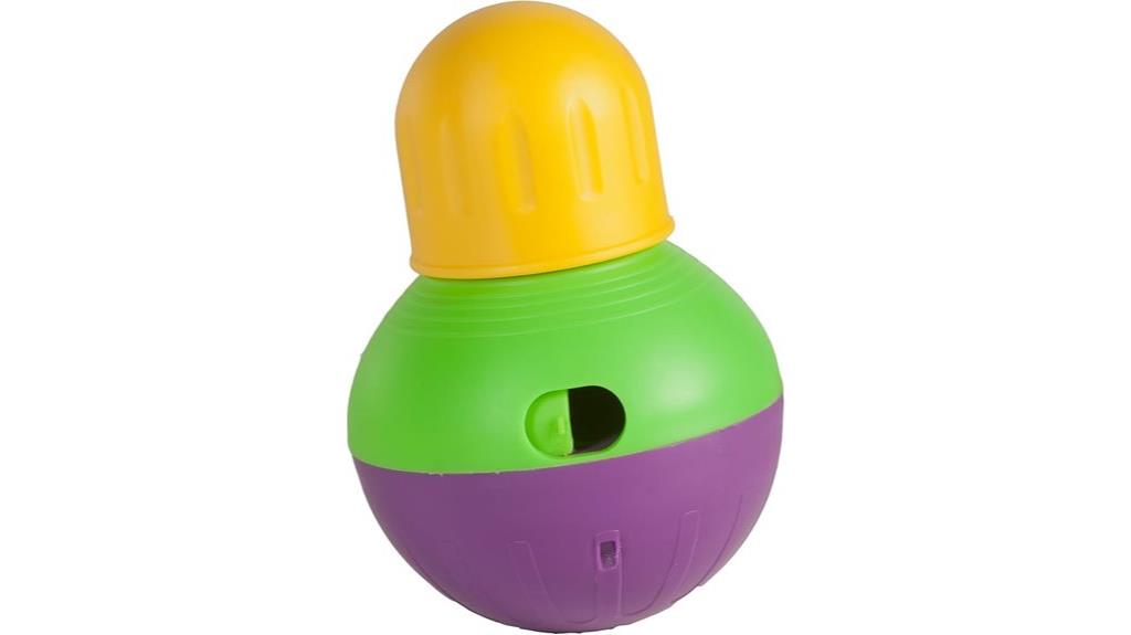 dog toy with treat dispenser
