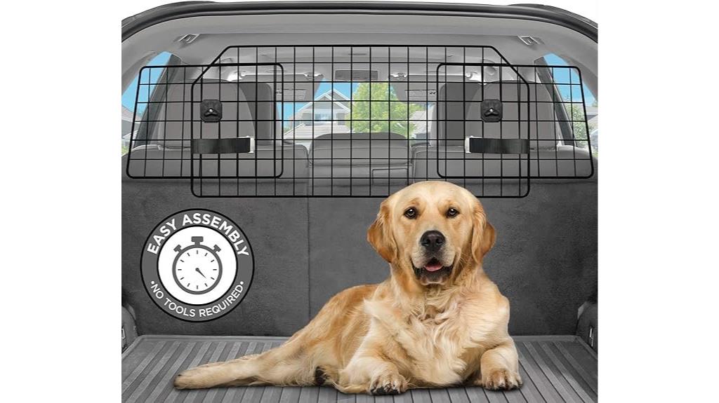 dog vehicle barrier protection