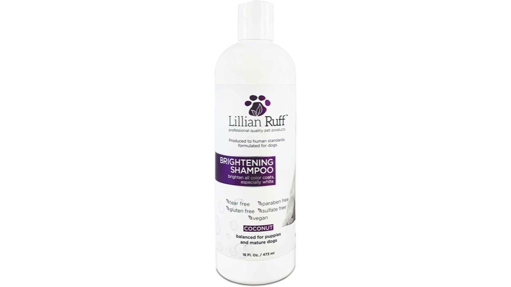 dog whitening shampoo with aloe