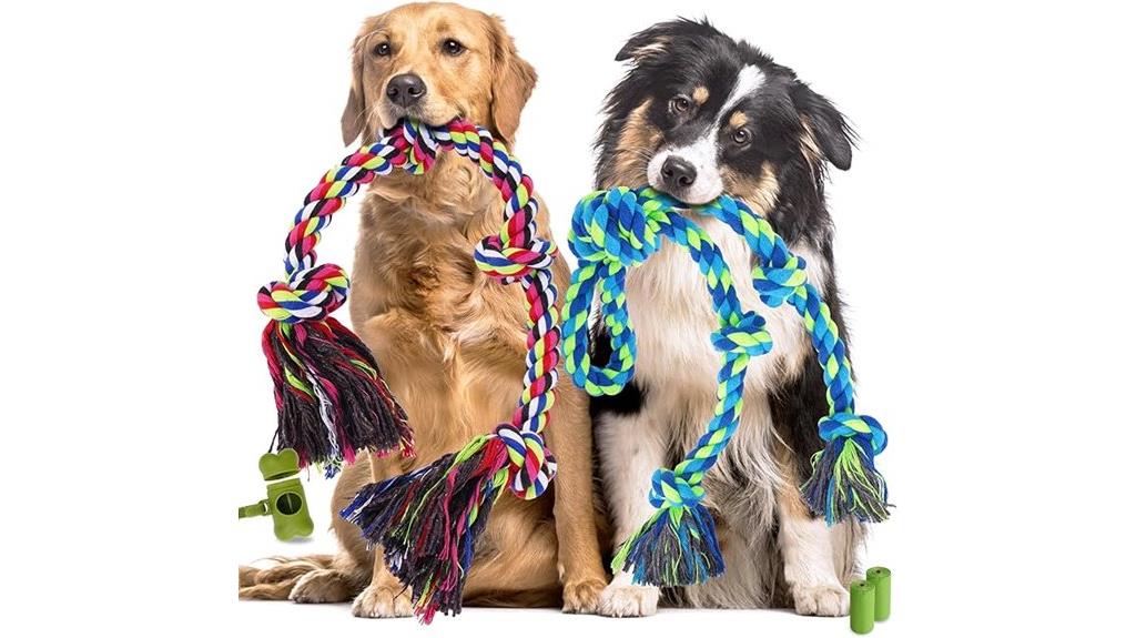 durable chewing rope set