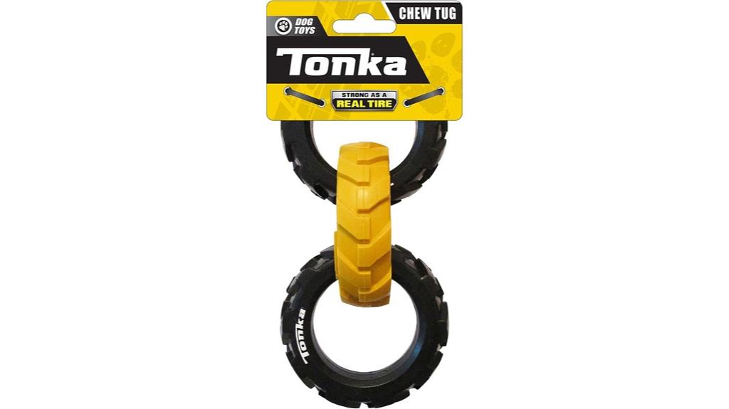 durable rubber tug toy