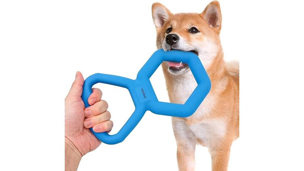 durable rubber tug toy