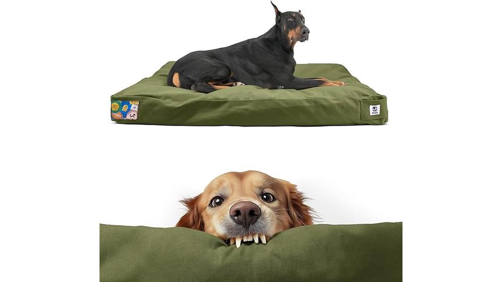 durable waterproof dog bed