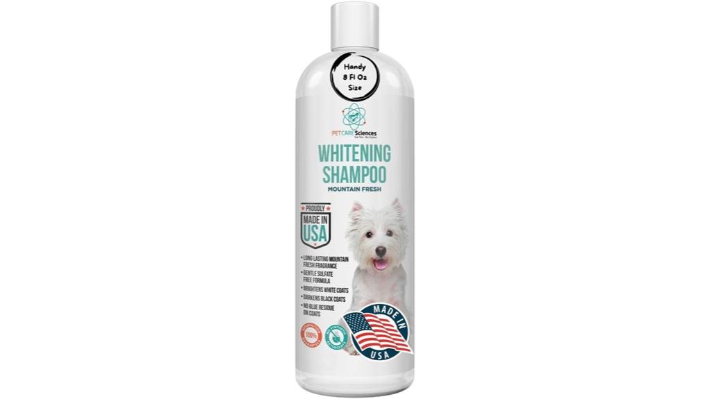 eight ounce dog shampoo