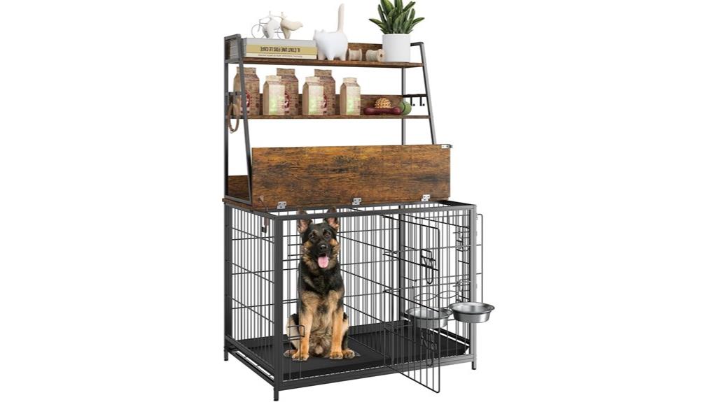 elegant wooden modular crate