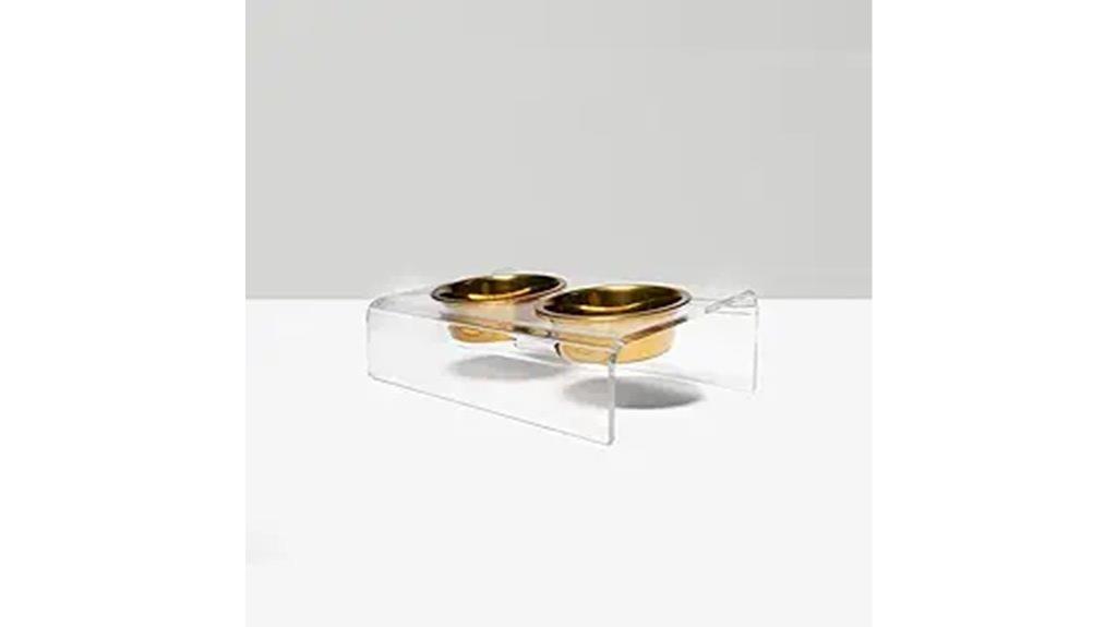 elevated medium dog bowl
