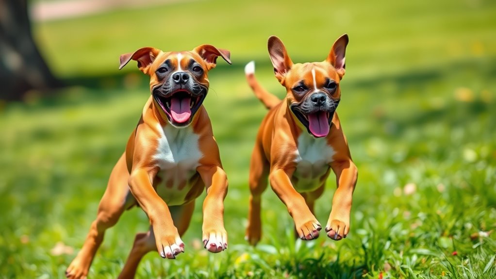 energetic boxer puppy spirit