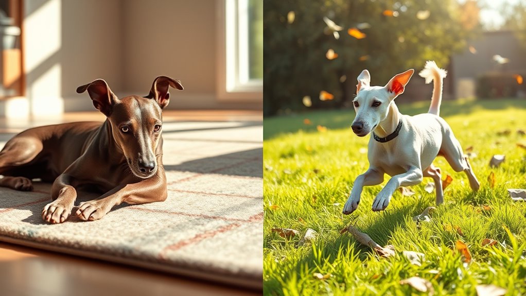 energetic outdoor playful behavior