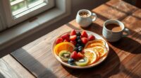 establish consistent meal times