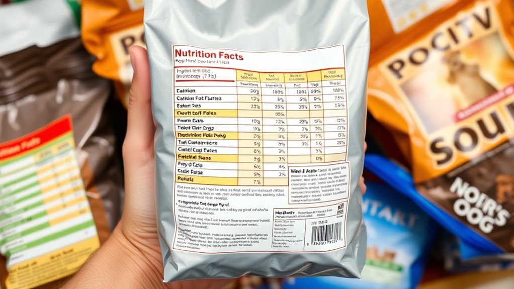evaluate dog food labels carefully