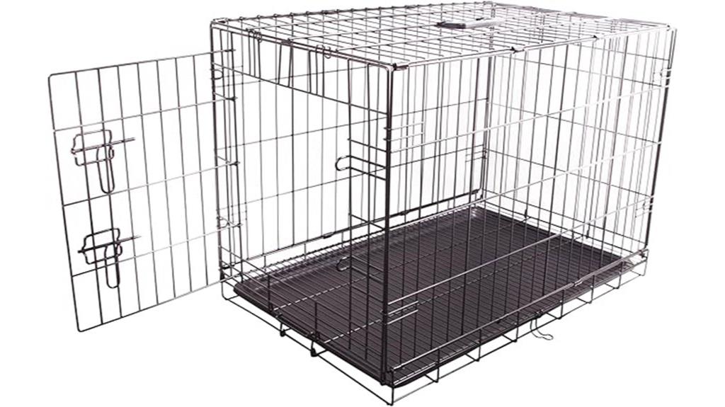 foldable metal dog crate