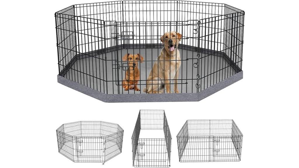 foldable metal dog pen
