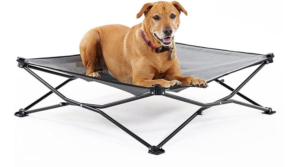 foldable portable breathable bed