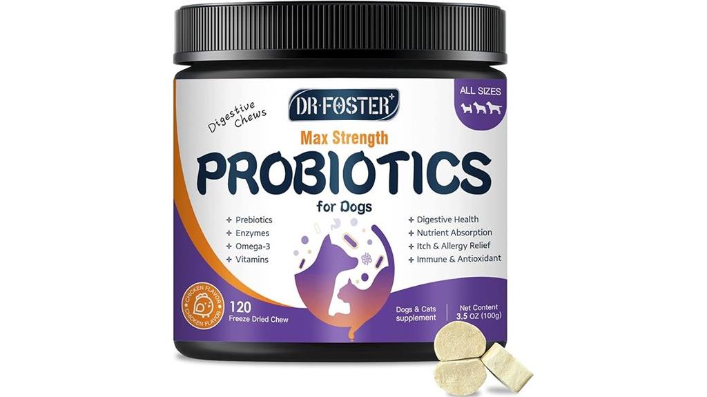 freeze dried dog probiotic bites