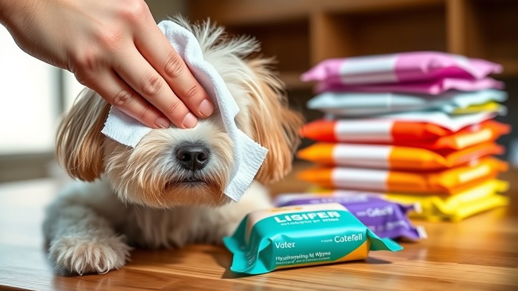 gentle hypoallergenic grooming wipes