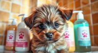 gentle puppy bath products