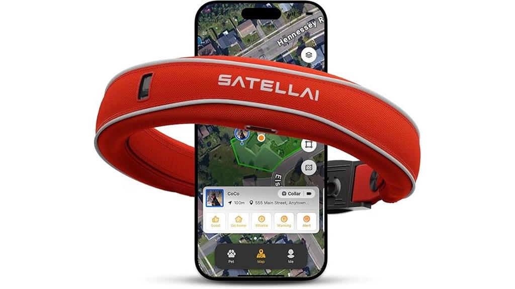 gps dog collar with ai