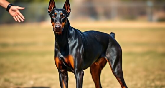hardworking trainable disciplined dog