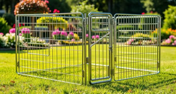 heavy duty metal playpen panels