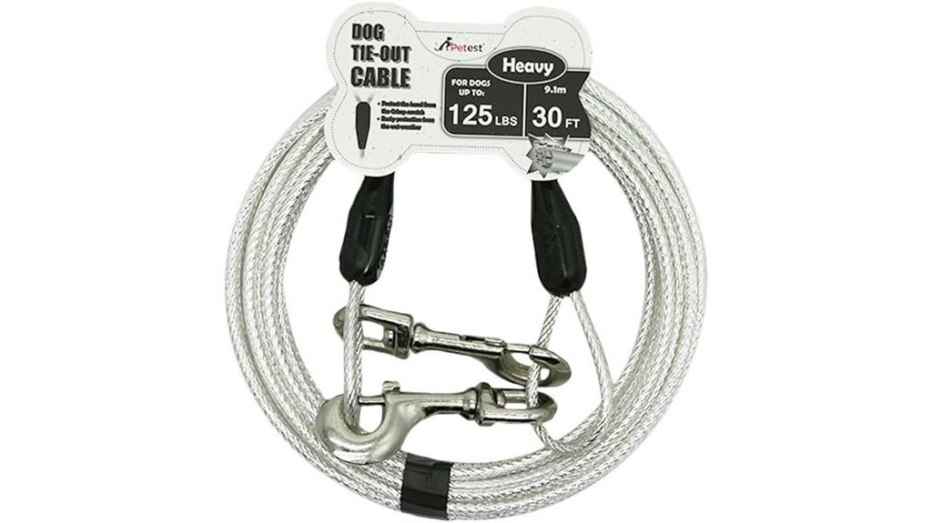 heavy duty reflective dog cable