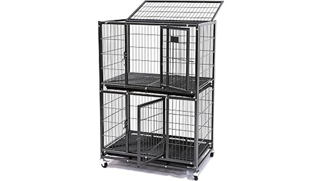 heavy duty stackable dog crate