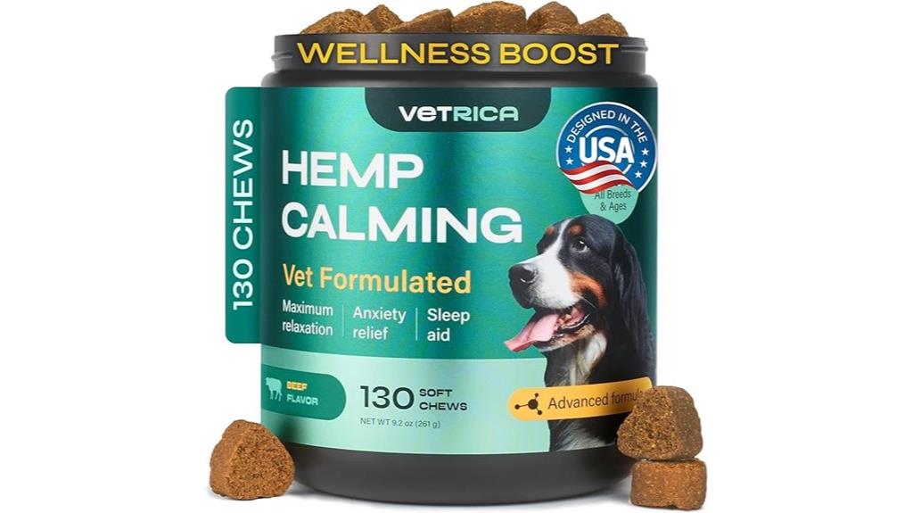 hemp and valerian dog chews