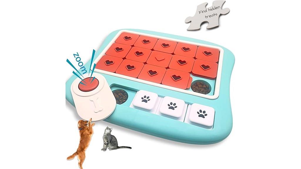 interactive squeaky dog puzzle