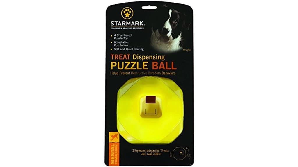interactive treat dispensing ball