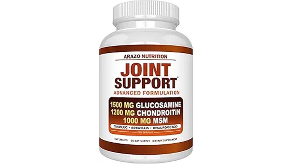 joint health supplement 180 tablets