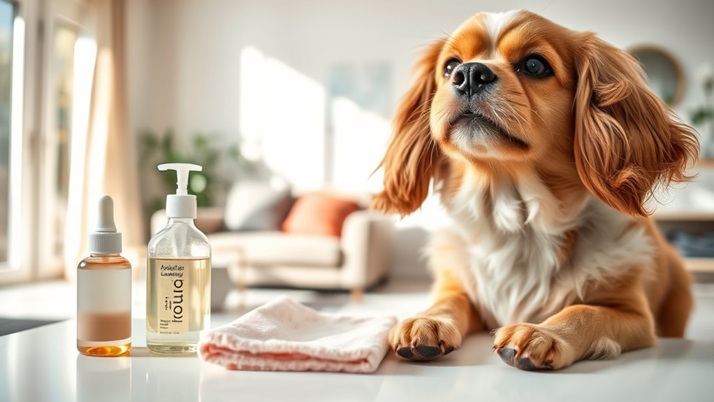 keep pet living areas clean