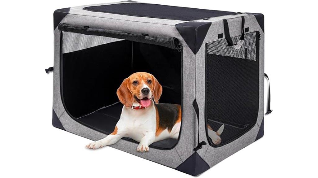 large collapsible dog crate