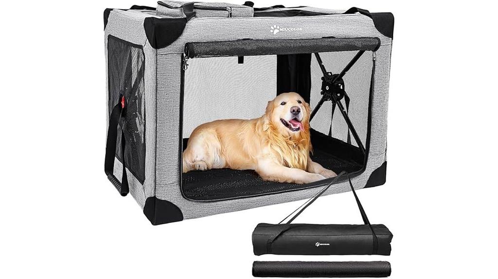 large collapsible dog crate