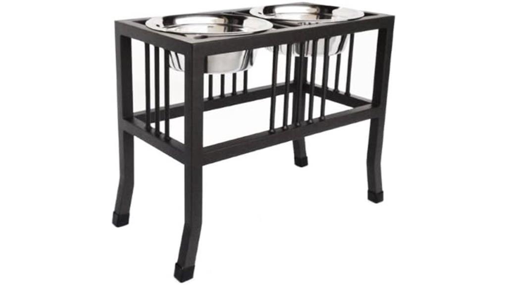 large dog double bowl