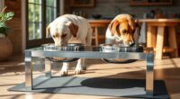 large dog feeding stations