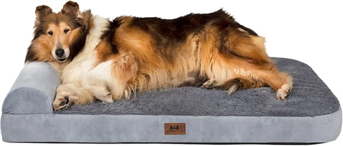 large memory foam dog bed