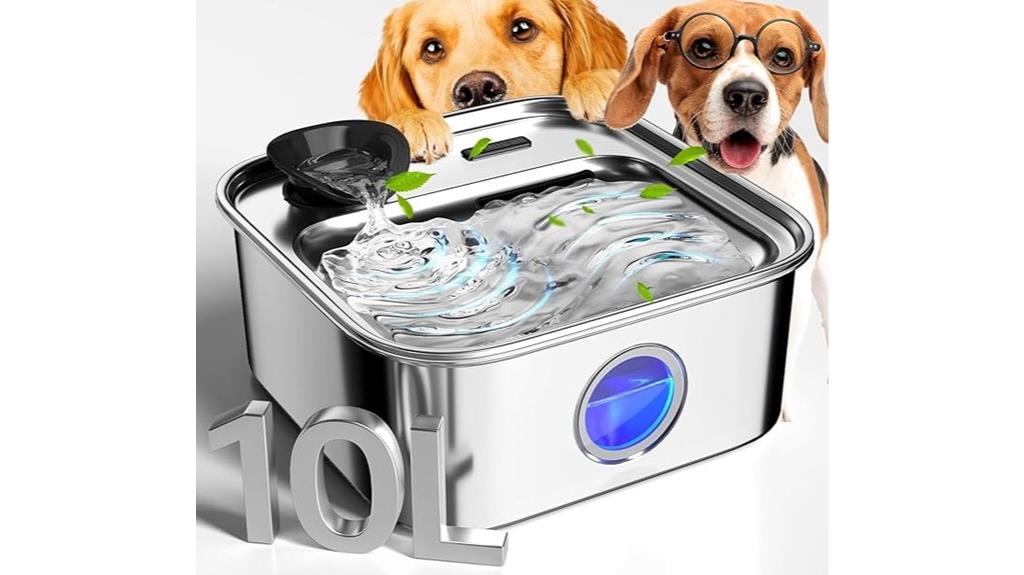 large multi filtration water fountain