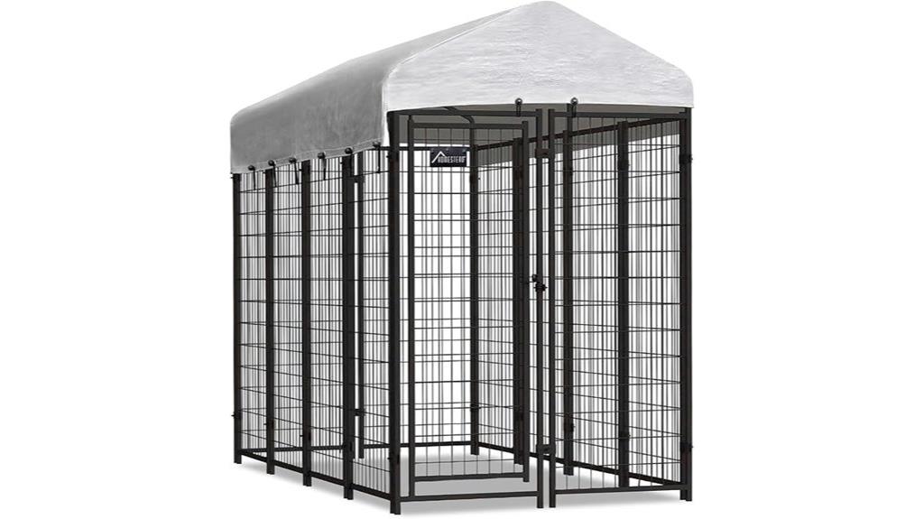 large outdoor dog kennel