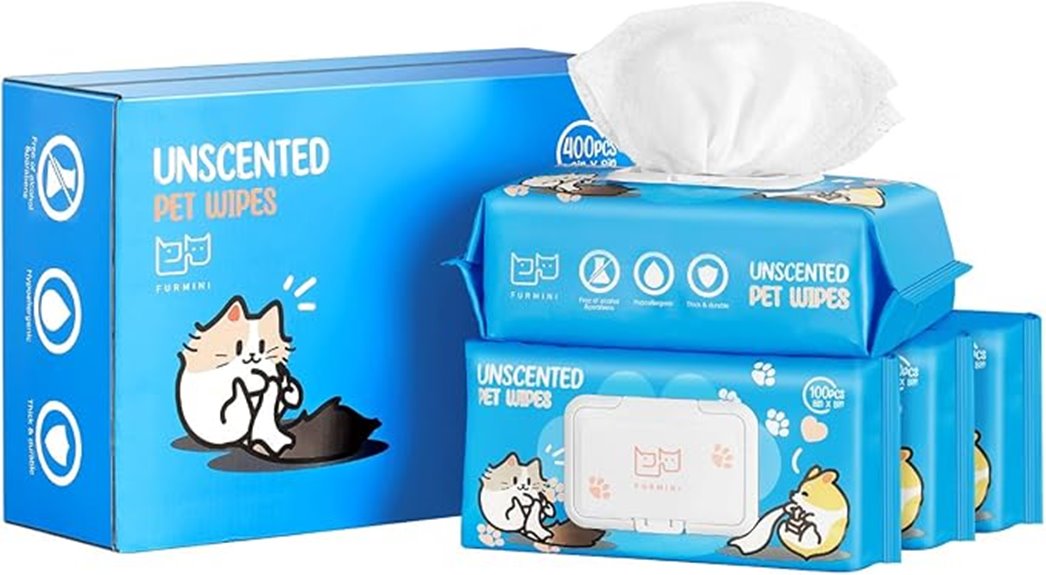 large pack unscented wipes