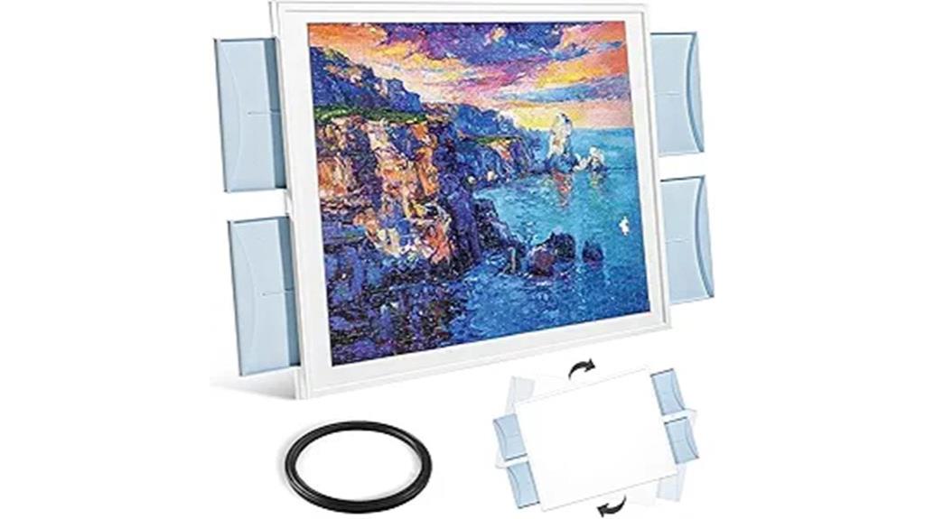 large plastic puzzle storage