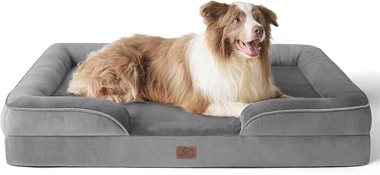 large washable orthopedic bed