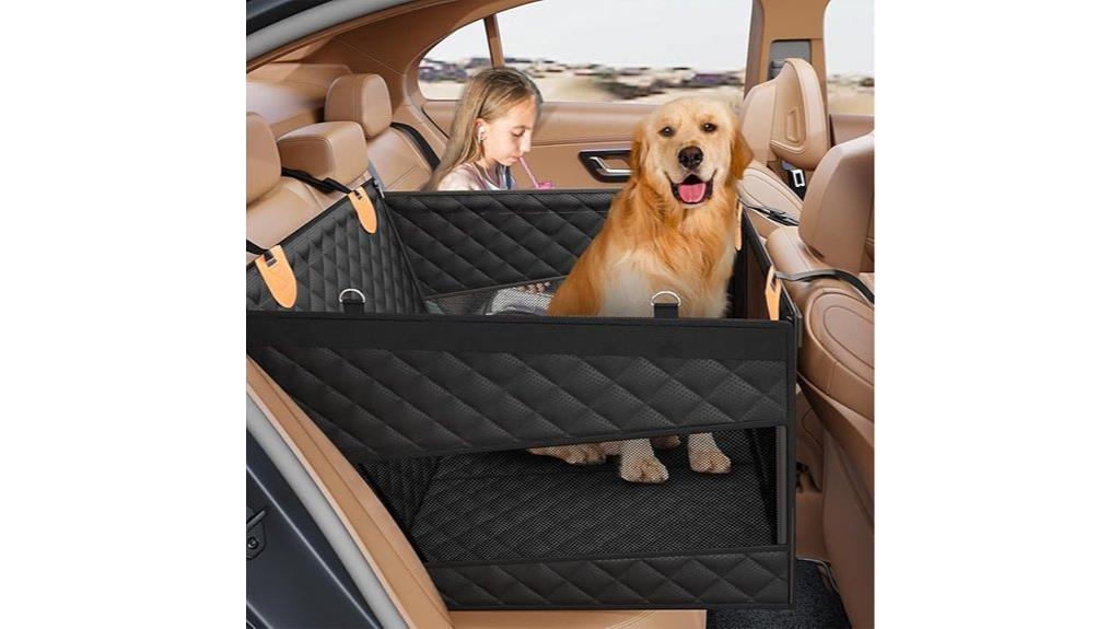 large waterproof pet car seat