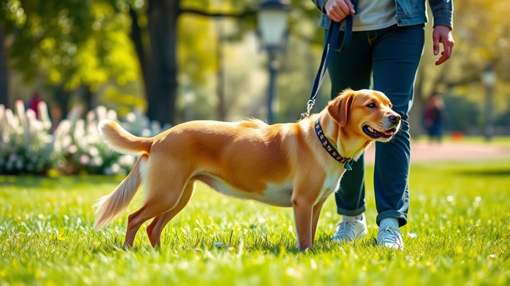 leash training with positive reinforcement