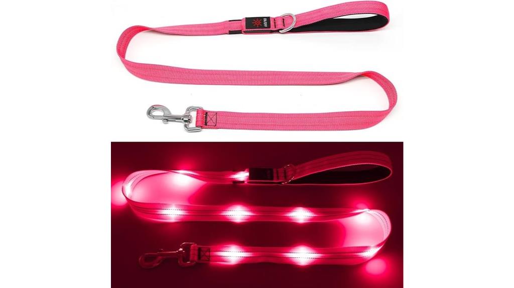 led rechargeable waterproof leash