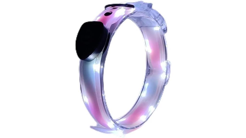 lighted waterproof dog collar