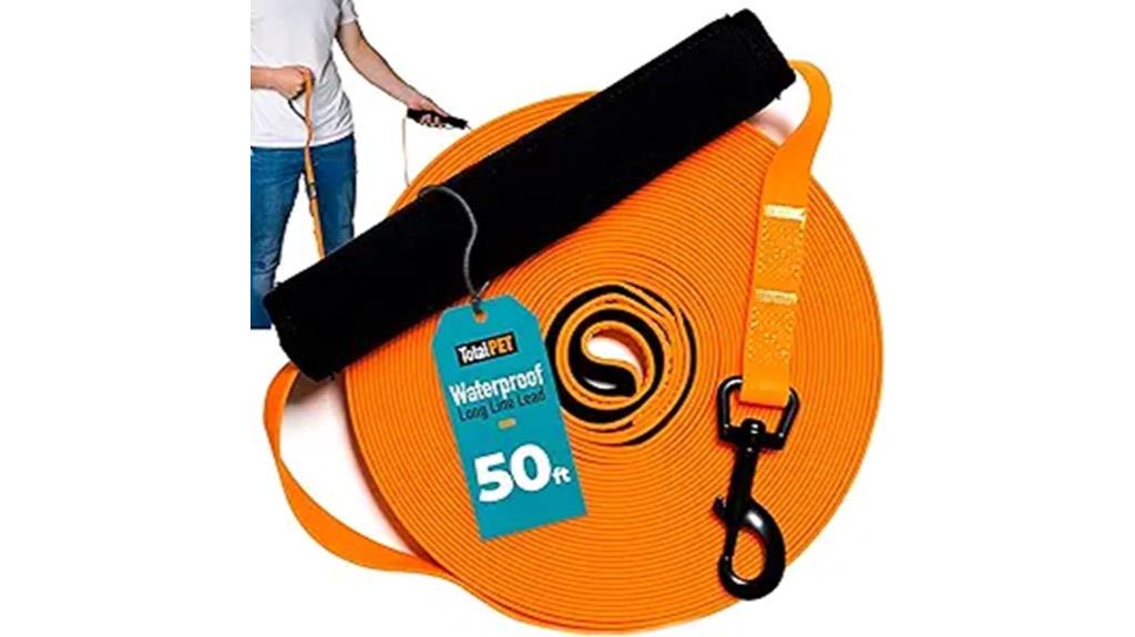 long waterproof training leash